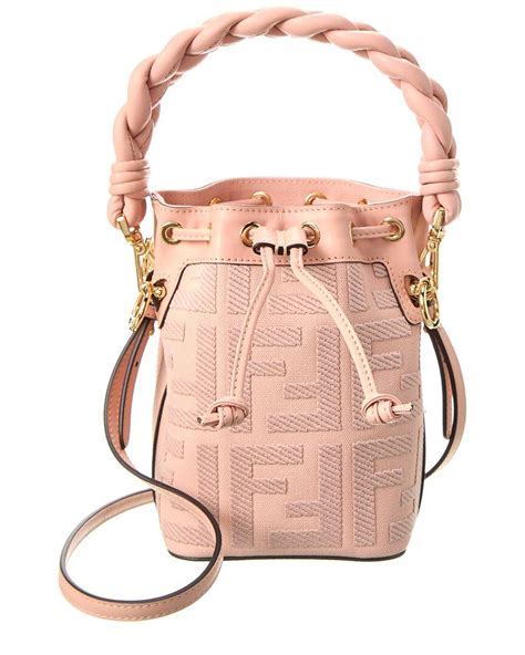 fendi bucket bag pink|Fendi bucket bags for women.